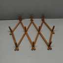 SKOLOO Hat Rack for Wall with 14 Hooks, Solid Wooden, Modern, Expandable Coat Rack Wall Mount for Coats, Hats, Bags, Baseball Caps, Natural Color