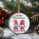 Mr and Mrs First Christmas Together Ornament 2025, A Timeless Keepsake and Wedding Gift for Newlyweds (T16)