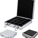 Pool Ball Case, Billiard Balls Storage Box, can Holds 16 Billiard Balls with A Diameter of 2.25 inches, Portable Billiard Box with Hand Grip
