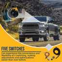 5 Position Selector Switch for 2010-2021 Dodge Ram Cummins 6.7L Diesel & 2016-2019 Nissan Titan SOTF Shift On The Fly