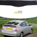 Rear Tailgate Cover Liftgate Garnish Trim Bright Black Replacement for 2004-2009 Base/Touring Hatchback 76801-47060-C0 76801-47040-C0