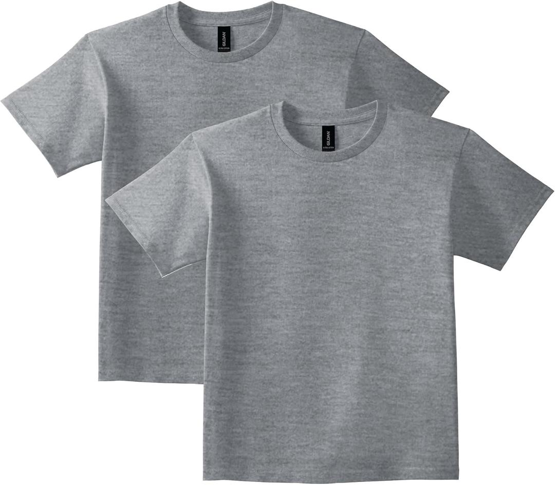 Gildan Youth Ultra Cotton T-Shirt, Style G2000B, Multipack (Small)