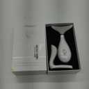 Lily Neck Face Massager, Face Sculpting Tool, Skin Rejuvenation Device with Thermal, Triple Action LED and Vibration, for Anti-Aging, Lifting and Tightening Sagging Skin (Pearl White)