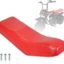 JMCHstore Upgraded New Seat for Motovox MBX10, For Mototec 105cc Mini bike (Red)
