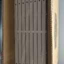 Clear Acrylic Dog Play Pen Indoor - 39 Inch 8-Panel Pet Enclosure for Small Dogs & Cats, Outdoor Use with Door, Easy Assemble & Cleaning