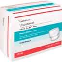 Cardinal Health Protective Underwear, Sure Care Plus, Heavy Absorbency, Size Small/Medium, Pull-On Adult Disposable Underwear with Tear-Away Seams, Cloth-Like & Discreet Case of 80 (White)