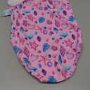 Girls Swimsuit One Piece Bathing Suit with Adjustable Straps Cute Little Kids Swimming Suits Beach Swimwear 4T-12 (7, Seashells Pink)