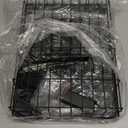 CosyPic Dish Drying Rack for Kitchen Counter, Stainless Steel Drainer Anti Rust, Smart Drainage System Drainboard with Detachable Cutlery Holder, Handwash Dish Helper for Home, Apartment Space Saving (11"W x 15"L, Black)