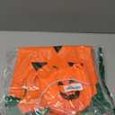 3 Pcs Pumpkin Costume for Adult,Glow in the Dark Pumpkin Costume Women with Headband/Bag,Pumpkins Halloween Costume Dress Up