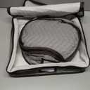 China Storage Containers 5-Piece Set Moving Boxes for Dinnerware, Glasses, Plates, Mugs and Saucers Sturdy Quilted Microfiber Dish Organizer with Dividers for Seasonal Storage - Holds Set of 12, Gray