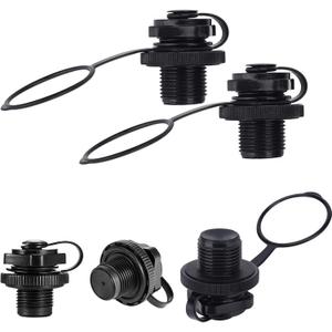 4 Pcs Inflatable Boat Air Valve, Replacement Inflatable Boat Valve Plug, One-Way Air Valve for Inflatable Boat, raft, Rubber Dinghy, etc