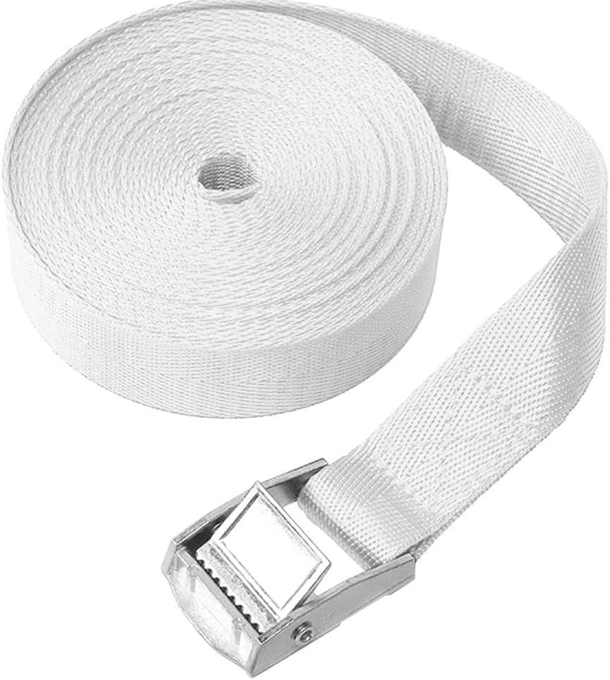 Mattress Straps 33Ft Long Twin to King Bed Connector, Wider Bed Straps Hold Split King, Adjustable Heavy Duty Metal Buckle, 2 Inch Wide Strap Rugged and Durable Without Warping