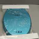 BLOFDE Elongated Toilet Seat Wood Toilet Seat Prevent Shifting with Zinc Alloy Hinges American Standard Size Toilet Seat Easy to Install also Easy to Clean (Elongated, Sapphire Blue)