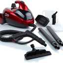 Ewbank Dynamo Steam Cleaner for Chemical-Free Cleaning, Multipurpose with Attachments, Portable, Multi-surface, For Carpets, Tiles, Bathrooms, Floors, and More, Red, SC1000