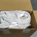 Fuyoooo 20 Pcs 18" x 7" x 14" Extra Large Gift Bags with Ribbon Handles, Reusable Heavy Duty Sturdy Kraft Paper Bags Bulk for Shopping, Retail, Grocery, Wedding Gifts, Party Favors (White)