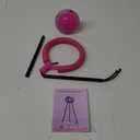 Flooyes Skip Ball for Kids, Ankle Skip Ball Toy with Counter, Timer and Cal Calculator, Girl Birthday Gifts for Age 6 7 8 9 10+, Rechargeable Colorful Flash Wheel Skip Ball for Girls Women