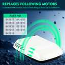 F48AE48A61 Fan Motor Replaces for genteq, 3314471.011, 3314471.013, Compatible with RV AC Dometic Duo-Therm Penguin II 641815, 641816, 641835, 641915, 641916, 641935, 1/4 hp, 1650 rpm