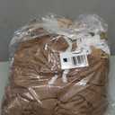 JOKIVTOU Leather Look Couch Cover 100% Waterproof 3 Seater Sofa Cover 1-Piece Leather Texture Washable Non-Slip Sofa Slipcover Stretch Furniture Protector for Kids Pets (Yellow Brown,Sofa)