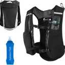 SUREWO Running Hydration Vest Backpack with Magnetic Backpack Shoulder Strap Mount Compatible with Gopro Hero 13/12/11/10/9/8/7 Black,DJI Osmo Action 5 pro/4/3 and More