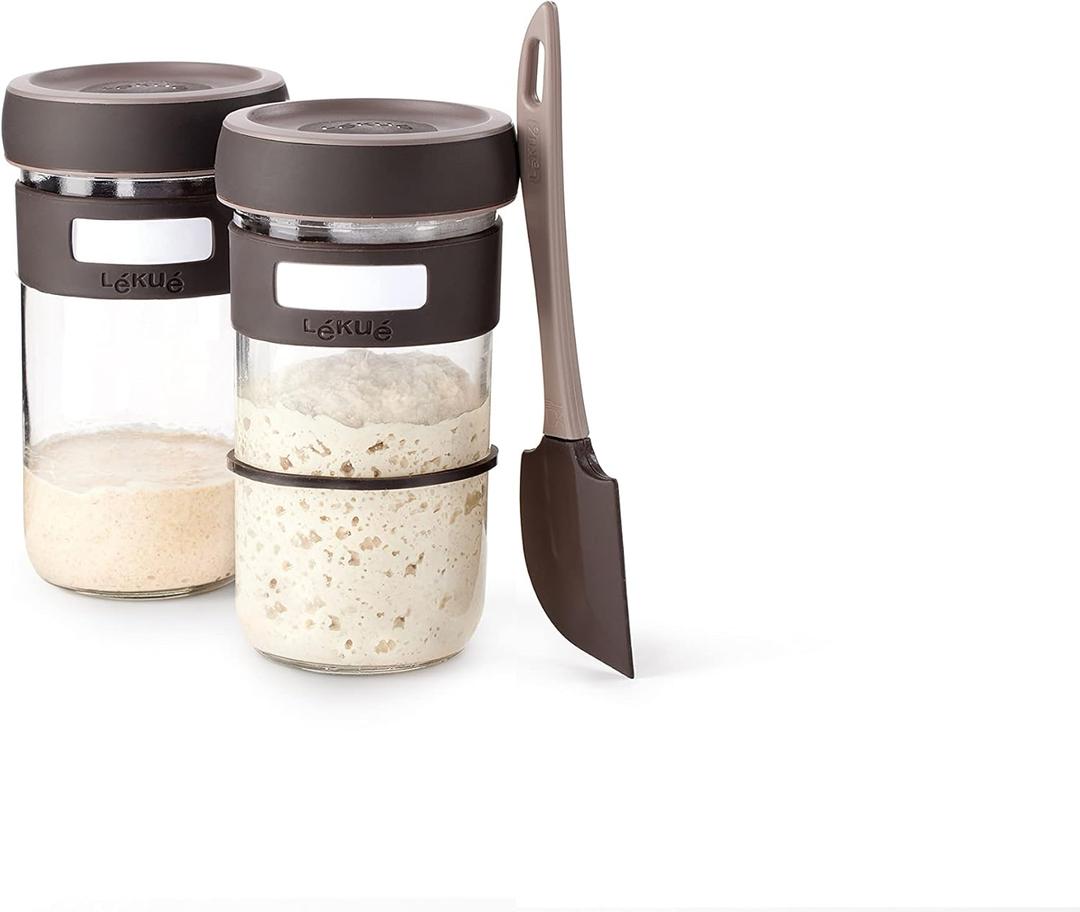 Lekue Lku, Clear sourdough starter, 6 piece set Lekue Lku, Clear sourdough starter, 6 piece set