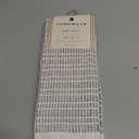 Hand Towels for Bathroom Set of 2 25x15 in White and Blush Striped Towels, Soft and Absorbent Decorative Bath Towels