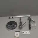 Erytlly Hair Dryer Stand Hands-Free Adjustable 360-Degree Rotating Blow Dryer Stand Hands-Free Metal Hair Dryer Holder Stand for Bathroom, Vanity, Makeup Room