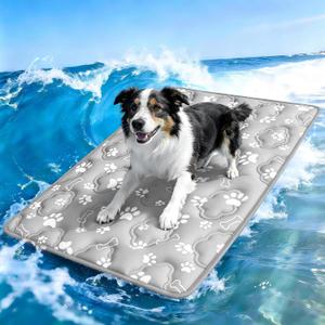 Dog Cooling Mat, Extra Large Cooling Dog Bed Mat for Indoor