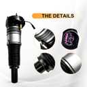 MILLISEC Front Air Strut Shock Absorber Compatible with 2009-2019 Audi A6 A7 A8 S6 S7 S8 RS6 and Bentley Mulsanne Car Air Suspensions OEM Replaces# 4H0616039AK, 4H0616039AB
