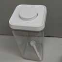 Brown Sugar Container Airtight, 2.3Qt/2200ml Brown Sugar Keeper Storage Container with Spoon,Locking Lid, Kitchen Airtight Saver Storage for Flour, Baking Supplies,Coffee (Clear)