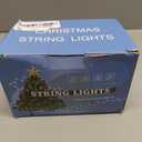 Vivideal 300 LED Christmas Lights Outdoor, 100ft Christmas String Lights 8 Modes Plug in Waterproof Fairy Lights with Timer Memory for Indoor Outside Bedroom Home Party Decoration, Blue&White