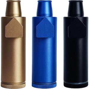 OMO High-capacity Metal Ieak-proof Bottle (3nd Generation Upgrade Version) (Black Blue GoldPortable Pepper Shaker (3 pack)