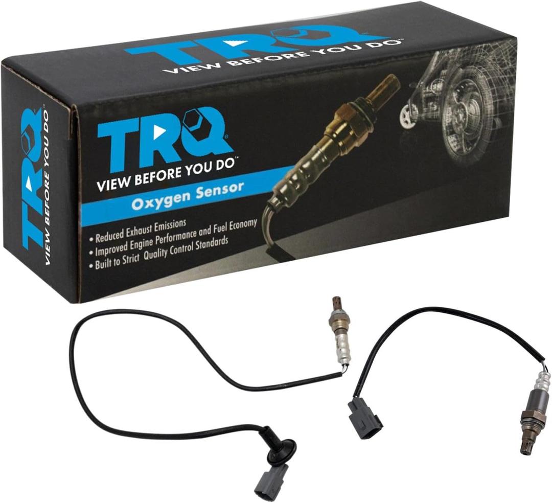 TRQ O2 Oxygen Sensor Upstream & Downstream Compatible with 2014-2019 Toyota Corolla L4 1.8L