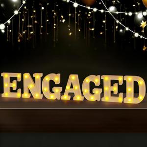 Engagement Party Decorations Wedding Decorations, 7Pcs Engagements Party Decor Engaged Decoration, Proposal Decor for Outdoor Engagement Decoration