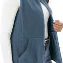 Xeoxarel Women's Fleece Vest with 6 Pockets XL