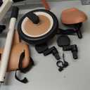 newyoo Toddler Tricycle with Push Handle for 1-3 Year Old, Toddler Bike, Birthday Gift and Toy for Boys and Girls, 5 in 1 Kids Trike, Balance Bike with Backrest and Safety Belt, Khaki, TR007