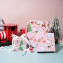 3 x BIOBROWN Christmas Wrapping Paper - 17 Inch X 33 Feet (46.7 sq. ft. ttl.) - Funny Cute Santa Claus Design Perfect for Xmas, Party, Holiday Gift Wrap