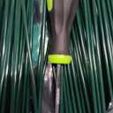 Bakulyor 50Pcs Green Landscape Staples 6 Inch Garden Artificial Turf Stakes Staples, 11 Gauge Lawn Galvanized Ground Fabric Pins for Weed Barrier Sod Decorations Holding Fence and Irrigation Tubing