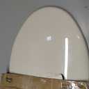 Bemis 7300SLEC Slow Close Toilet Seat, Easy Clean Hinges and Durable Plastic Seat, Made in USA, Elongated, Bone