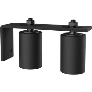 3" Gate Roller Guide with L-Bracket, Universal Adjustable Gate Guide Roller,Sliding Gate Rollers,Heavy Duty Sliding Gate Kit for Door Hardware and Sliding Gates