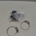 Water Hose Fitting 11537541992 - Car Engine Coolant Hose Fitting Clamp - for BMW 328i 335i 2007-2016 Aluminum Black with Clamp - 1 Set