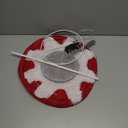 BRIGHTDECK Outdoor Christmas Ornaments, Lighted Pop-Up Outdoor Holiday Ball Decoration with 80 LED Lights, 8 Light Modes, Lighted Collapsible Holiday Decorations for Yard, Home (Red)