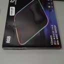 Gimars RGB Mouse Pad with Wrist Rest Support, 12 x 10 in Extra Large Ergonomic Gaming Mouse Pad with 10 LED Lighting Modes, Non-Slip Rubber Base for PC Gaming & Office