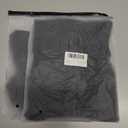 2 x Women's Mesh Lingerie Fishnet Babydoll Mini Dress Bodysuit See Through Shirts Long Sleeves Lingerie Bodysuit Cover Up (Black)