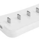 USB Under Cabinet Lighting Charging Station with 6 Type-c Charging Ports, Portable Motion Sensor Light Indoor Multi-Light Storage & Charging Base, Reduction in Recharge Duration