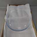 Pie Plate 10.5 Inch, Oven Glass Pie Pan for Baking Pie Crust, Pie Dish with Rippled Edge, Clear Baking Pan