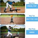 Softball Training Pop | Baseball Pop for Hitting Without a Pitcher(Compatible with Practice Wiffle Balls, 4 Softballs Included)