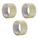 Transparent Tape 2-Inch X 100 Meter Multipurpose Clear Tape for Home and Office, Decorating and DIY Industrial Packaging Tape for E-Commerce Box Packing (Pack of 3)