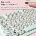 Full Keyboard Keys Riser for Long Nails Typing and Gaming, 128 Pcs Self-Adhesive Symbolic and Alphanumeric Silicone Keys for Keyboards and Laptop (Cat Eye-Pink)