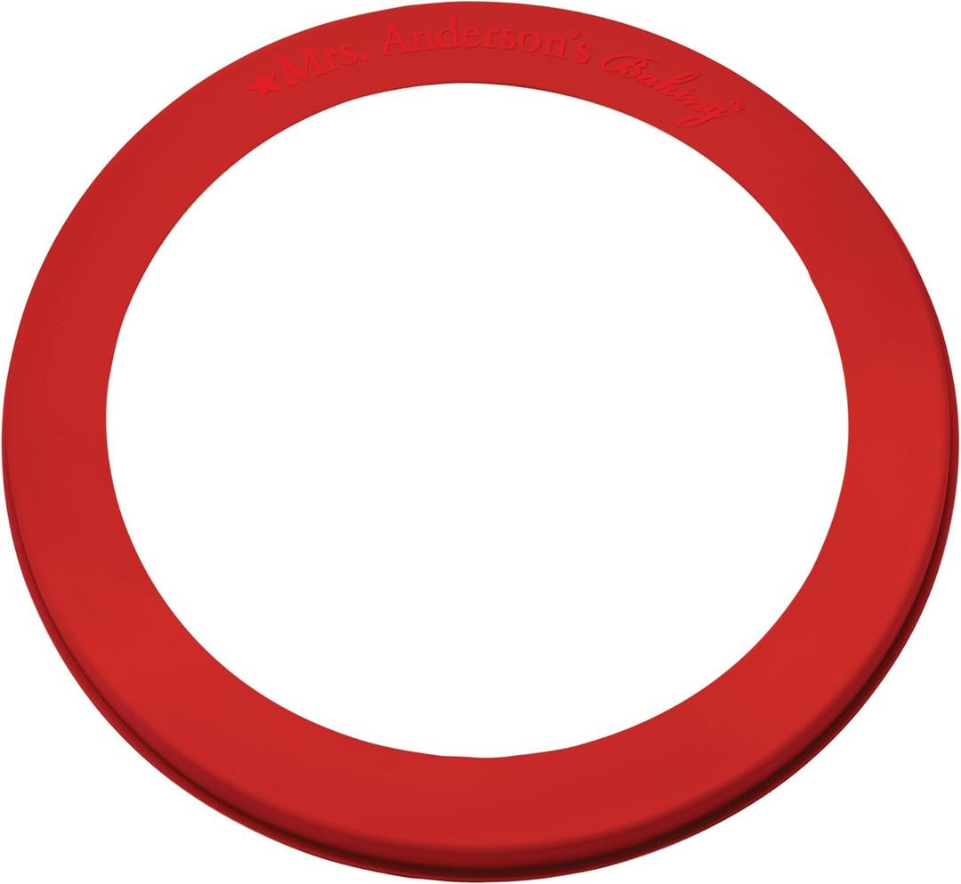 Mrs. Anderson's Baking Pie Crust Protector Shield, Fits 9.5-Inch And 10-Inch Pie Plates, Prevents Over-Browning And Spills