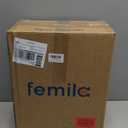 FEMILA 2 Packs Outdoor Waterproof Wall Lights Fixture, 15" Wall Lantern for Porch, Anti-Rust Matte Black Finish with Water Ripple Glass,4FD54B-2PK BK-WP